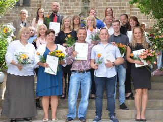 Abschlussgottesdienst der Evangelischen Fachschule für Heilerziehungspflege in Neinstedt / Verabschiedung von Beate Treu als Schulleiterin